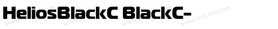 HeliosBlackC BlackC字体转换